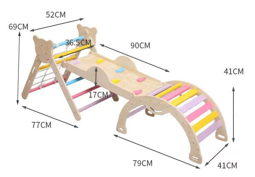 Foldable Triangle Climber Set Foldable Triangle Climber Set